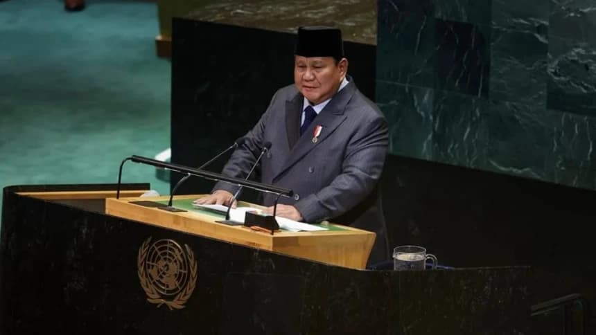 Di KTT PBB, Prabowo Tegaskan Indonesia Dukung Solusi Dua Negara Palestina-Israel