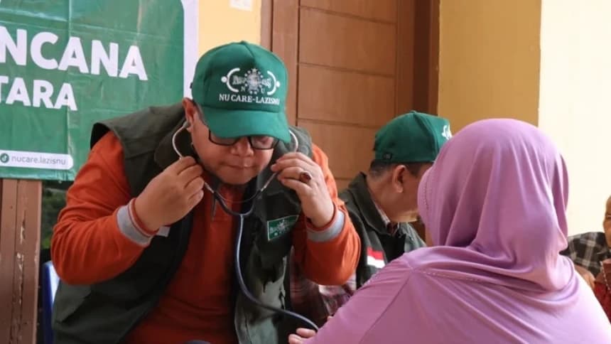 Tim NU Peduli Berikan Layanan Kesehatan untuk Pengungsi Bencana Sumatra