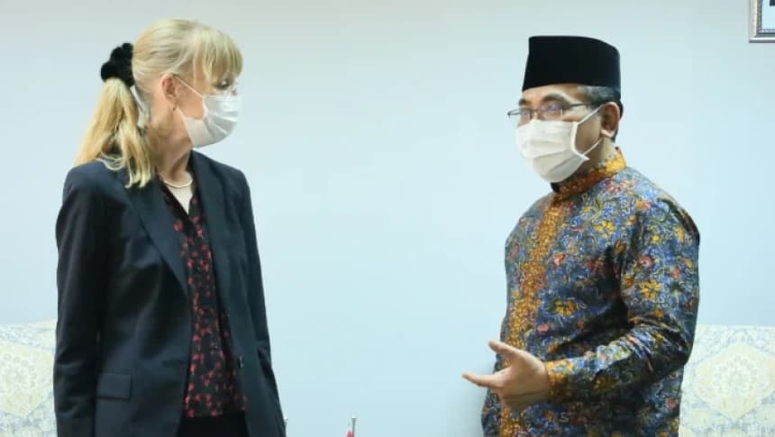 Kunjungi PBNU, Dubes Jerman Apresiasi Perempuan di Kepengurusan PBNU