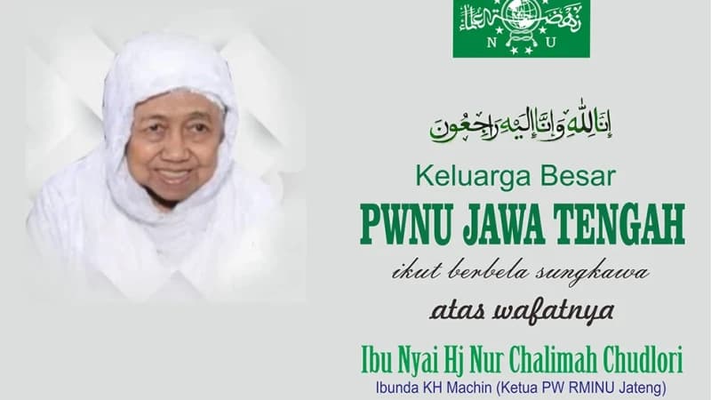 Innalillahi, Nyai Hj Nur Chalimah Chudlori Tegalrejo Magelang Wafat