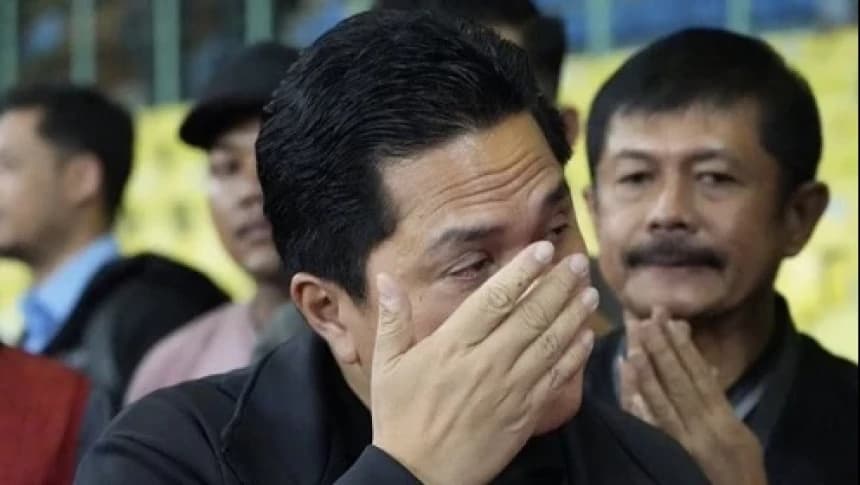 Erick Thohir Minta Pencinta Sepak Bola Indonesia Tegar atas Keputusan FIFA