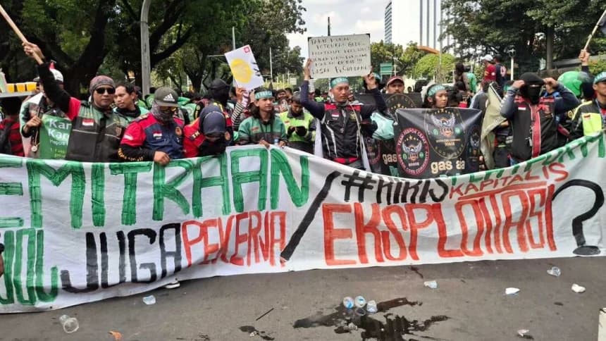Ribuan Ojol Gelar Aksi, Ini Tuntutan Mereka ke Pemerintah dan Aplikator