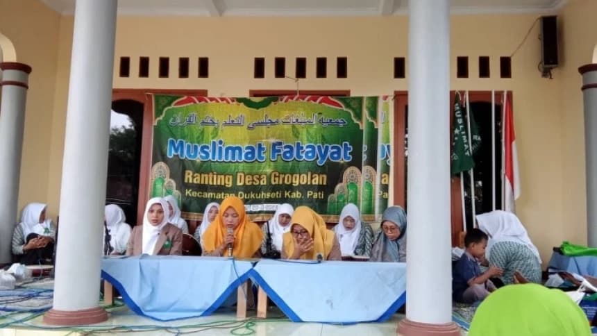 Fatayat-Muslimat NU Grogolan Pati Berkolaborasi Rutinkan Jam'iyyatul Muballighat