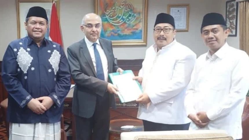Bertemu Dubes Mesir, PBNU Usulkan Penambahan Kuota Beasiswa Santri NU di Al-Azhar