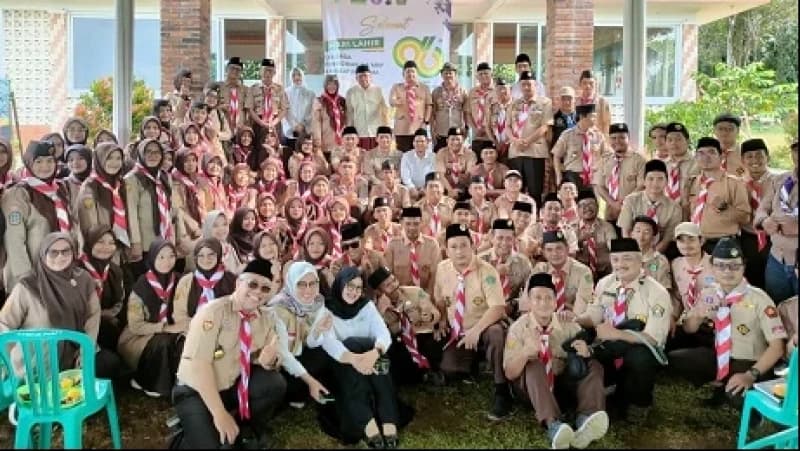 Pembina Pramuka Ma’arif Dikenalkan LPBI NU Jabar terkait Relawan NU Peduli