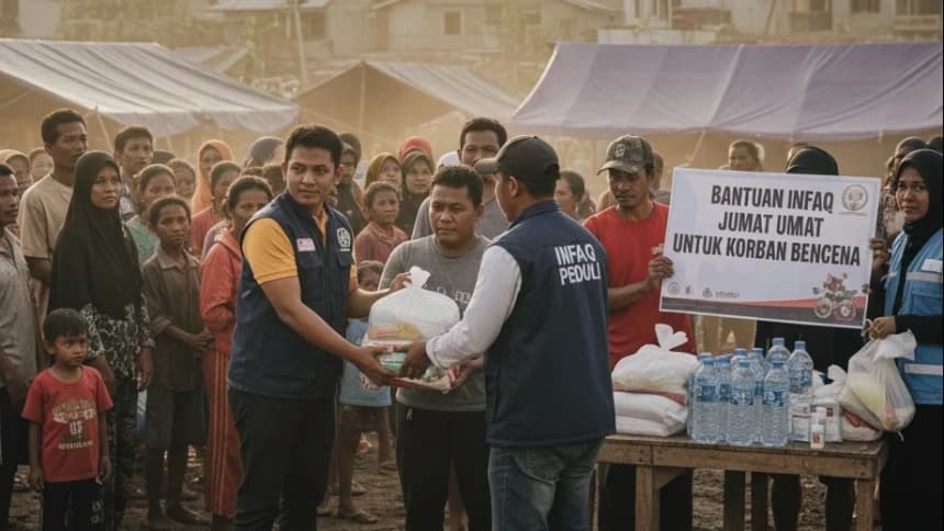 Hukum Menyalurkan Infaq Jumat untuk Korban Bencana, Bolehkah?
