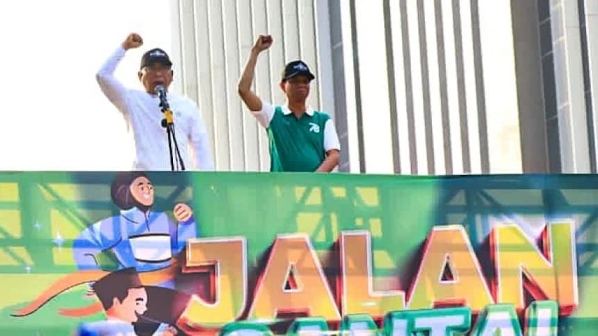 Orasi Lengkap Gus Yahya di Kegiatan Jalan Sehat Hari Santri 2023