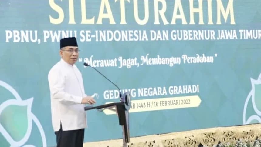 Gus Yahya Ajak Khofifah dan Alissa sebagai Ketua PBNU karena Kebutuhan