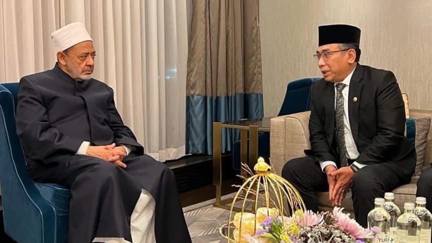 Kepada Gus Yahya, Grand Syekh Al-Azhar akan Hadir di Muktamar Fiqih Peradaban