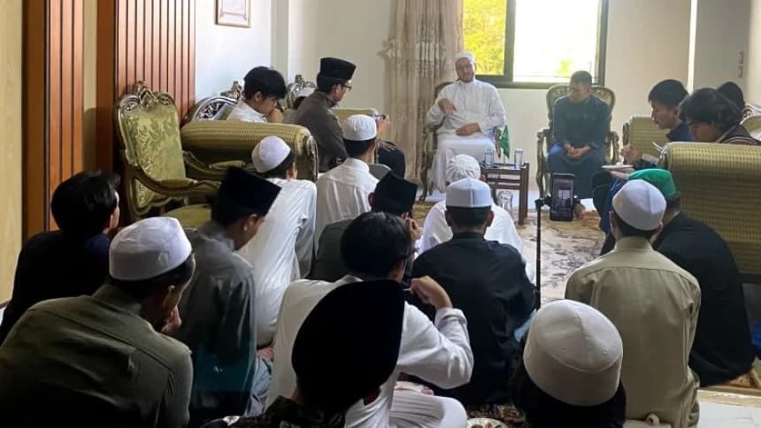 Halaqah Ilmiah Bersama Syekh Maher, PCINU Suriah Bahas Keutamaan Maulid Nabi