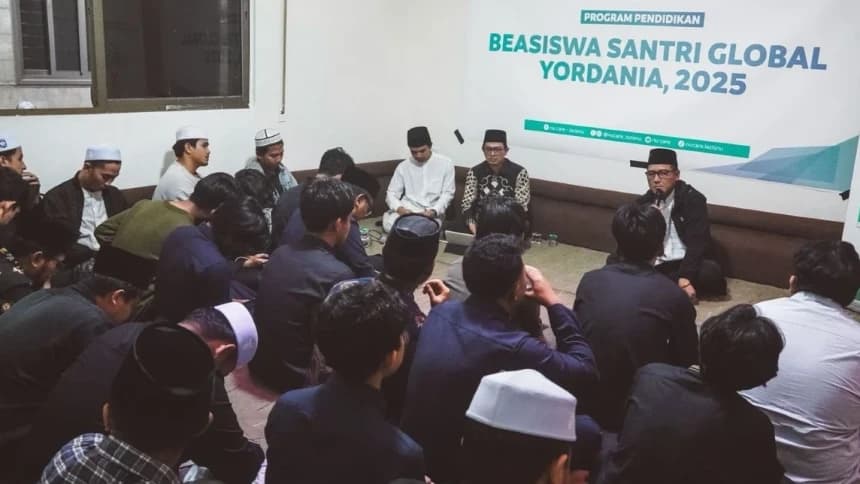 Beasiswa Santri Global NU Care-LAZISNU Jangkau Mahasiswa Indonesia di Yordania