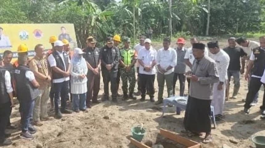 Hunian Tetap Korban Banjir Sumatra Perdana Dibangun di Bireuen, Ini Harapan Warga NU