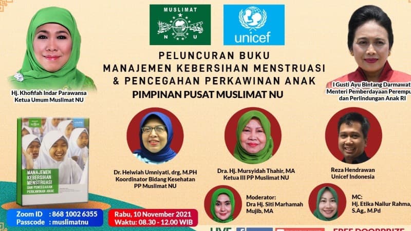 Ikhtiar Cegah Perkawinan Anak, Muslimat NU dan UNICEF Luncurkan Buku