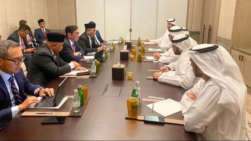 Kunjungi Abu Dhabi, Ketum PBNU Bahas Kerja Sama Bidang Pendidikan