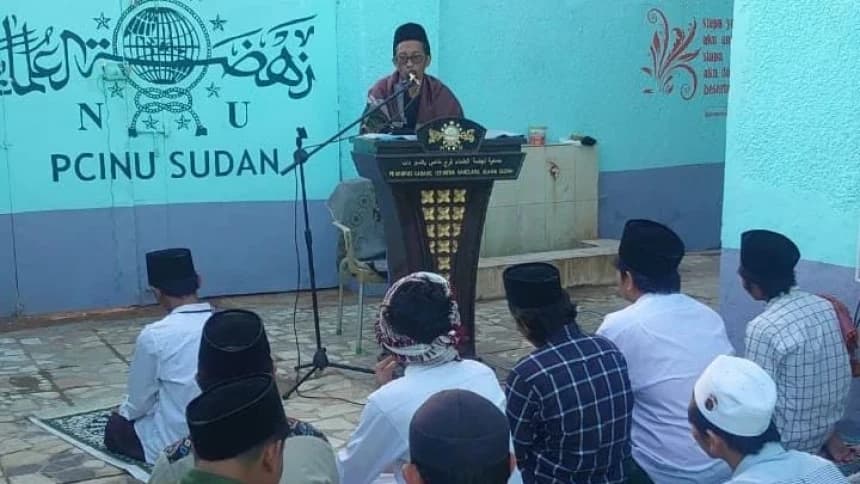 Warga NU di Sudan Berlebaran di Tengah Pertempuran