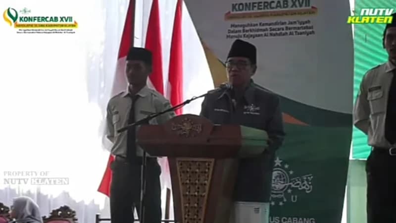 Kembali Pimpin Syuriyah NU Klaten, KH Mukhlis Hudaf Ajak Solidkan Dukungan Program PCNU