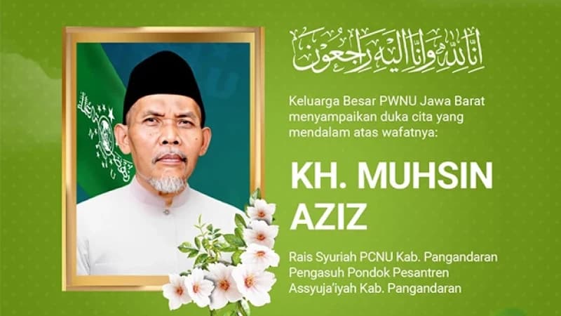 Innalillahi, Rais Syuriyah PCNU Pangandaran KH Muhsin Aziz Wafat