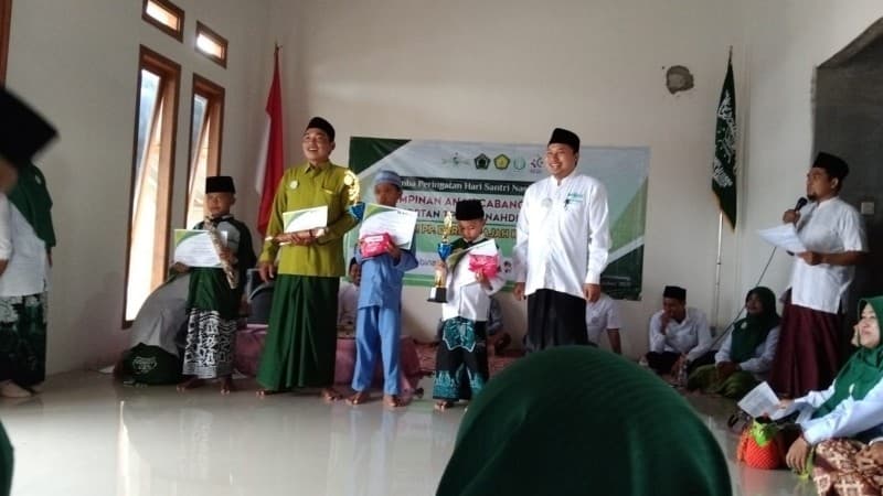 ISNU dan Kortan Kenalkan NU Sejak Dini kepada Santri TPQ