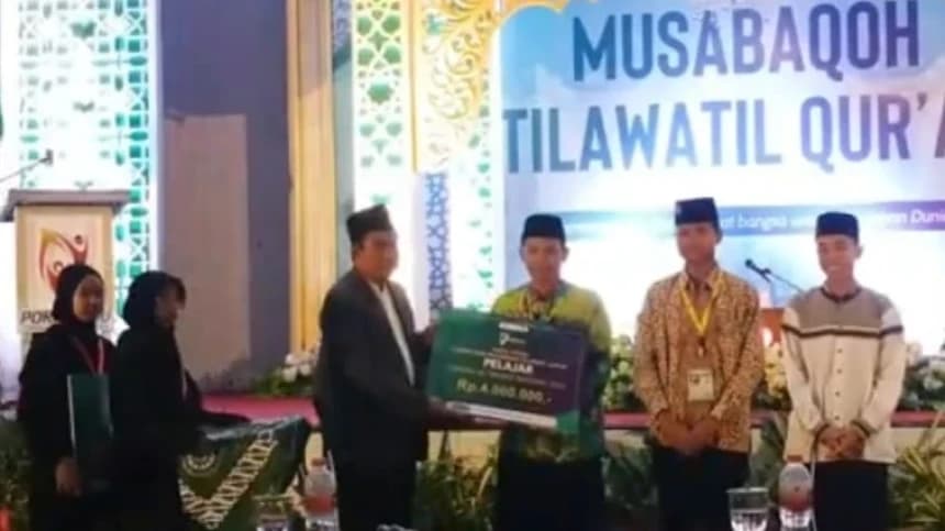 Inilah Juara MTQ pada Porseni NU 2023