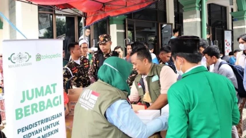 Jumat Berbagi di UIN Jakarta Sinergi LAZISNU PBNU dengan Lembaga dan Banom