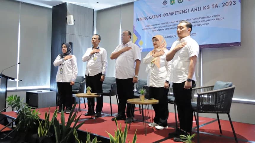 Optimalisasi Penerapan Budaya K3, Kemnaker Tingkatkan Kompetensi 2.700 Ahli K3