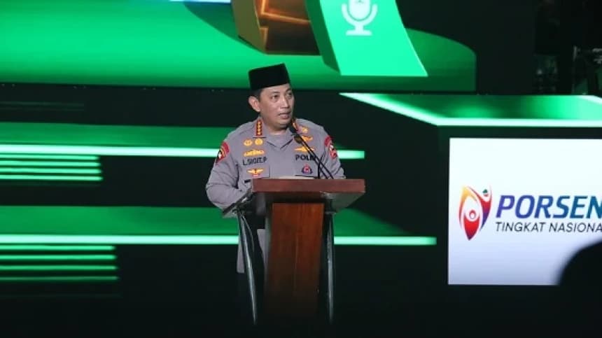 Tutup Porseni NU 2023, Kapolri: Menang Kalah Urusan Kedua