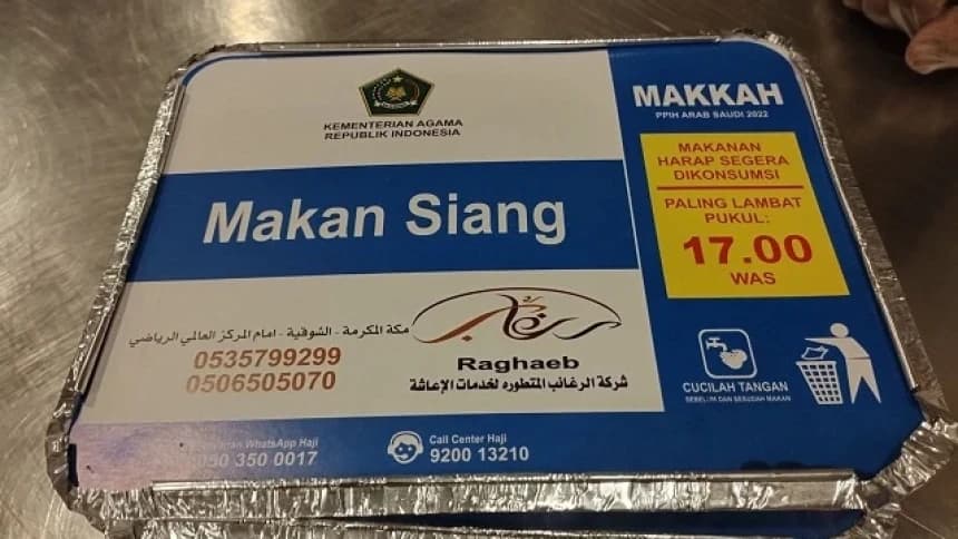 Enak Banget, Jamaah Haji Dapat Makan Tiga Kali Ditambah Paket Pelengkap Konsumsi