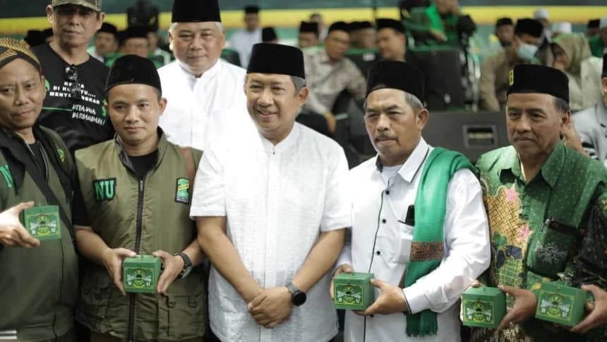 Semangat Sambut Abad Kedua, PCNU Kota Bandung Luncurkan Koin NU Peduli