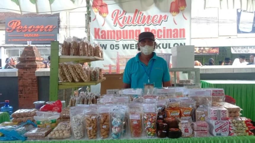 Momen Muharram, Aneka Kuliner Jadul Meriahkan Bazar di Menara Kudus