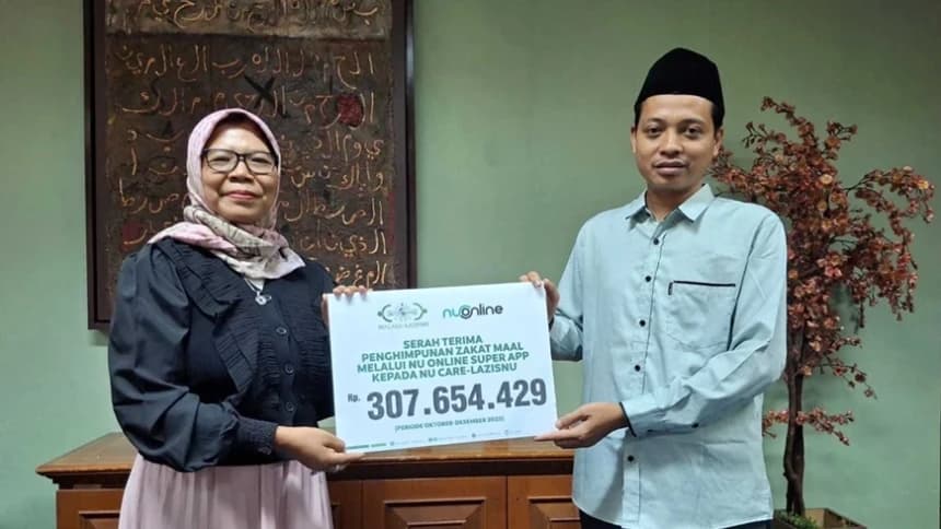 NU Online Super App Serahkan Rp307 Juta Zakat Mal ke NU Care-LAZISNU untuk Penanganan Bencana Sumatra