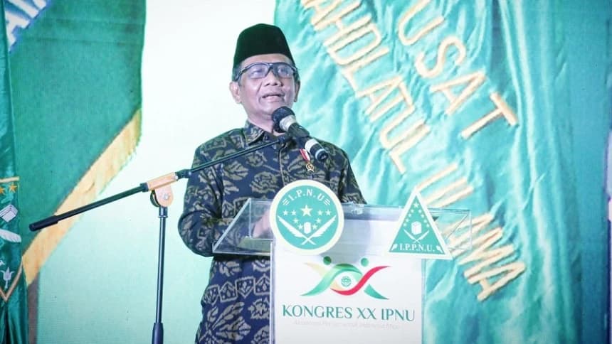 Kutip Gus Dur, Mahfud MD: Bangun Demokrasi, Umat Islam Akan Maju di Indonesia