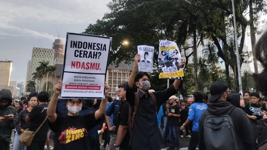 Massa Aksi Indonesia Gelap Bubarkan Diri, Ada Tuntutan Batalkan Pembentukan Danantara