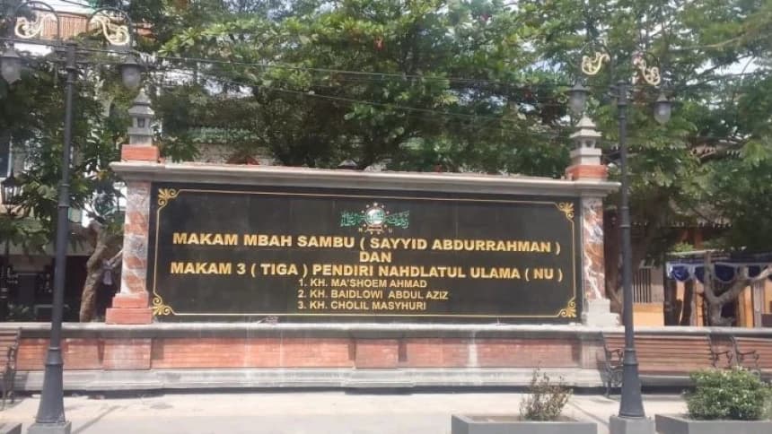 Prasasti Mbah Sambu dan 3 Pendiri NU Diresmikan di Lasem