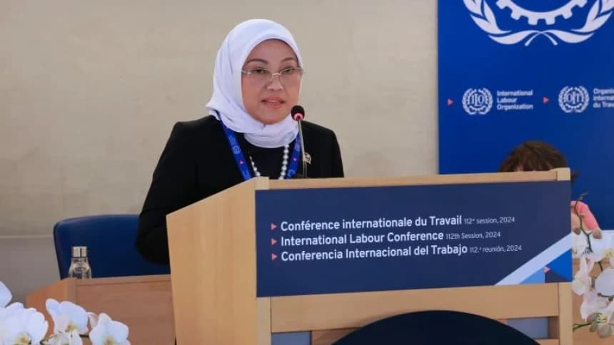 Di Jenewa Swiss Menaker Ida Fauziyah Serukan Dialog Sosial Hadapi Tantangan Zaman