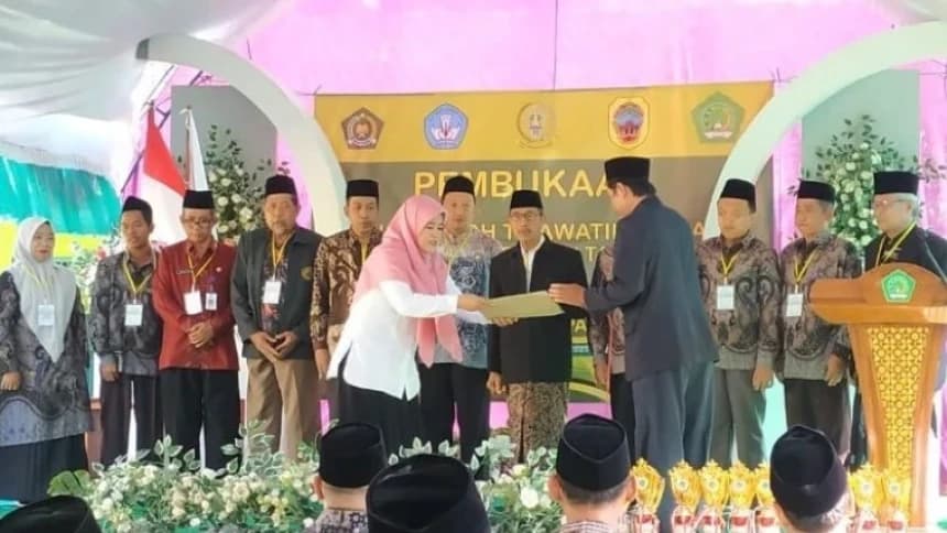 MTQ Tingkat Pelajar Se-Dukuhseti Pati Dihelat di Yayasan Minsyaul Wathon Grogolan