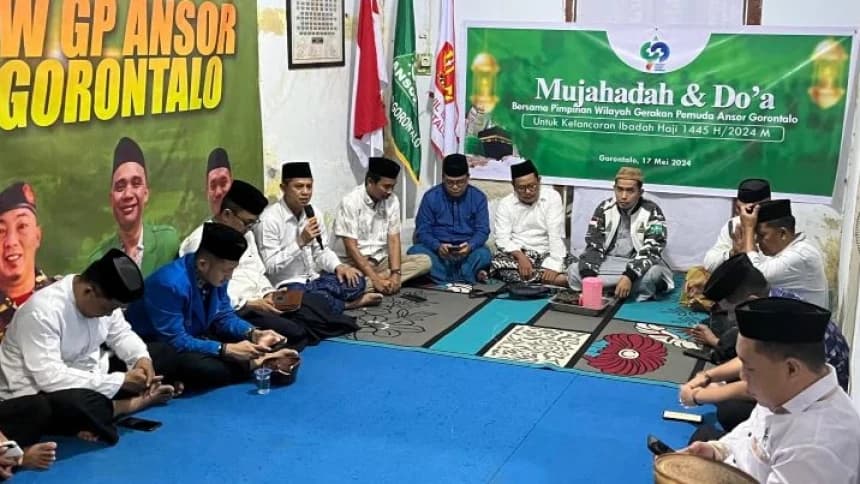 Ansor Gorontalo Gelar Mujahadah Doakan Kelancaran Ibadah Haji 1445