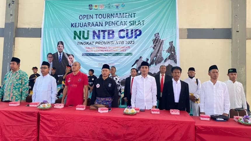 1200 Pencak Silat Ikuti Turnamen Terbuka NU NTB Cup 2023