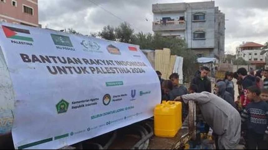 LAZISNU Salurkan Makanan, Air Bersih hingga Dukungan Psikososial untuk Anak-anak Palestina