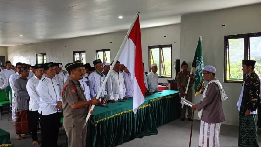 Lantik Pengurus 10 MWCNU, Ketua NU HST: Hidup Bukan Sekadar Gagasan