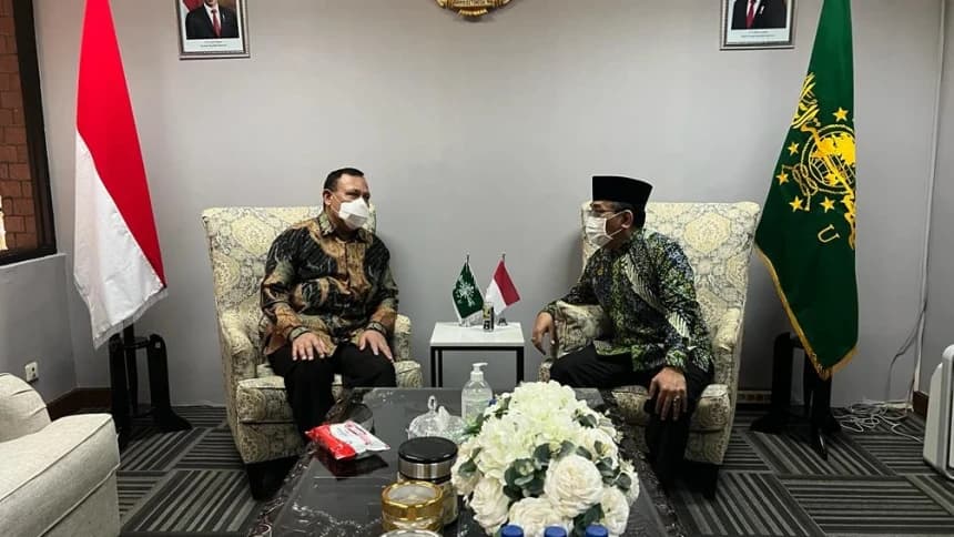 Ketum PBNU Terima Kunjungan Ketua KPK