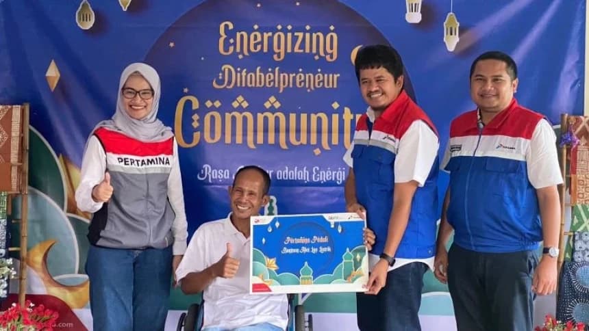 Cerita Wawan, Difabel Boyolali Latih Perwira Penggerak Pertamina Keterampilan Membatik