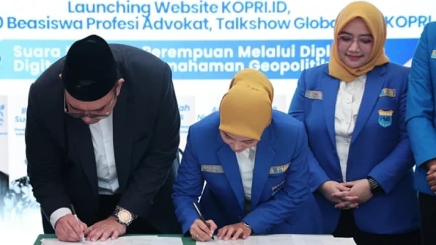 Kopri PB PMII Luncurkan Beasiswa Pendidikan Khusus Profesi Advokat untuk 2.000 Kader Perempuan