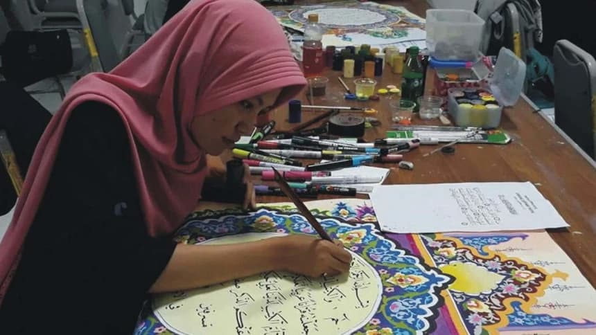 PSKQ Kudus, Gembleng Santri Jago Seni Rupa dan Kaligrafi Modern Berbasis IT