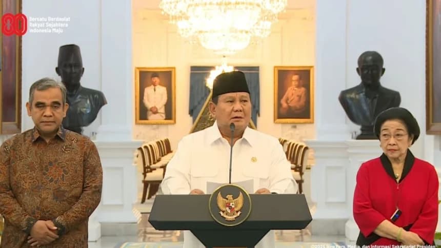 Prabowo Minta Masyarakat Tetap Jaga Persatuan
