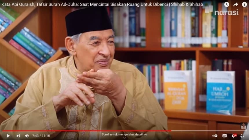 Prof Quraish Paparkan 3 Tuntunan dalam Surat Dhuha