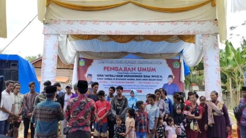 40 Orang Suku Anak Dalam di Jambi Masuk Islam