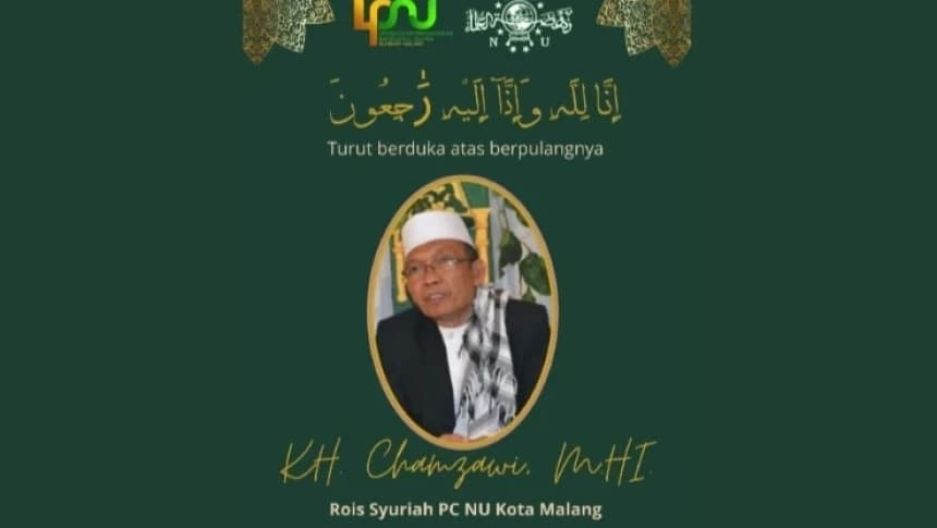 Rais PCNU Kota Malang KH Chamzawi Wafat, Dikenal sebagai Sosok Organisatoris