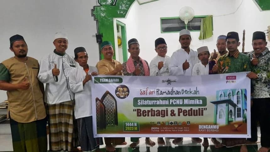 Safari Ramadhan PCNU Mimika Media Berbagi, Silaturahim, Menjaga Amaliyah NU