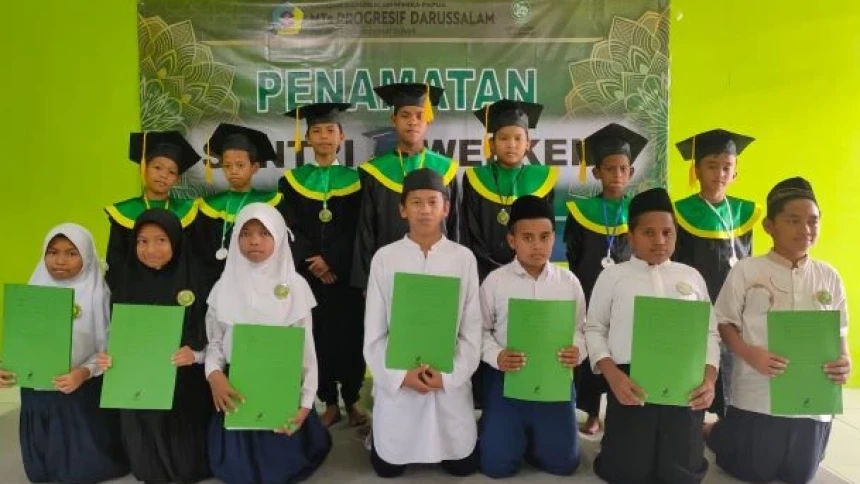 Pesantren Darussalam Mimika Rintis MTs dengan Program Santri Weekend
