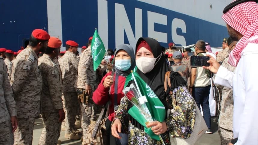 Perjalanan Evakuasi WNI dari Sudan menuju Indonesia